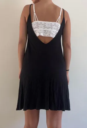Guess Black Dress Flowy thumbnail 2