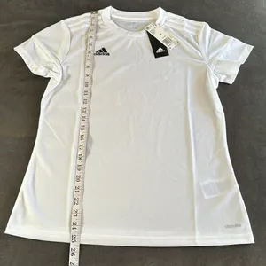 Adidas Women’s Short Sleeve White Top Climacool Size M NWT thumbnail 5
