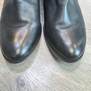 Sam Edelman Black‎ Leather Cut-Out Ankle Boots Pointed Toe Block Heel Size 9 thumbnail 8