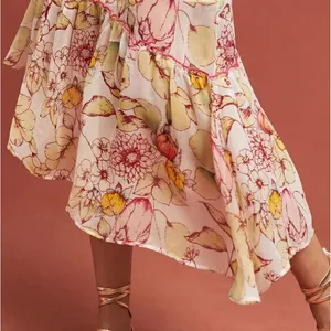 Anthropologie Meadow Rue Floral Slip Dress size 16 thumbnail 3