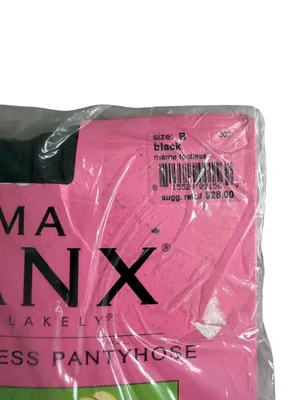 SPANX Mama Black Footless Maternity Tights Size B NEW NWT thumbnail 4