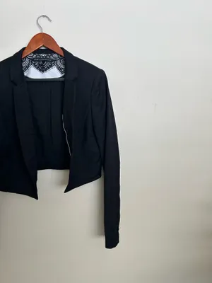 White House Black Market cropped blazer thumbnail 2