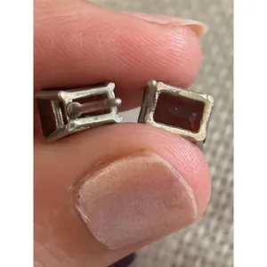 Lot A626 .25 silver plated earrings stud amazing thumbnail 8