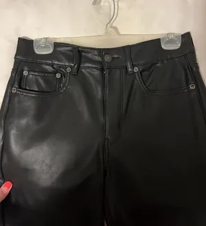 Flare Leather Pants thumbnail 3
