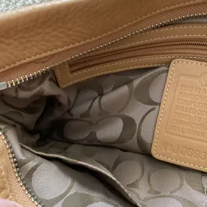 Coach Legacy East West Tassel Shoulder Handbag Vintage Leather J0693-F02188 Tan thumbnail 8