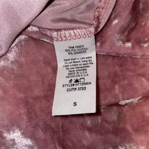 Hummingbird Cami Top Y2K Pink Crushed Velvet Halter Choker Strap Whimsigoth S thumbnail 6