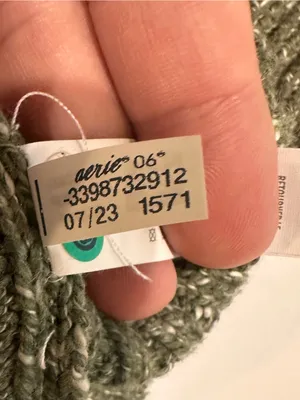 Offline by Aerie Chunky Knit 3/4 Zip Sweater Thumbhole Oversized Sweater Large thumbnail 12