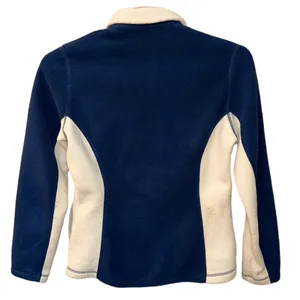 Women's Avalanche Fleece Full Zip Jacket‎ Cream/Blue Size Medium thumbnail 3