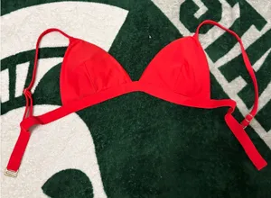 Hollister Red Bathing Suit Triangle thumbnail 1