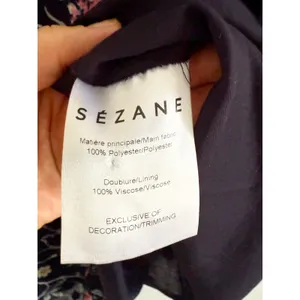 Sézane‎ | Sezane | Robe Aure Floral Mini Dress Navy | Sz 38 / US Sz 6 thumbnail 6