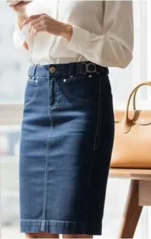 AX‎ Armani Exchange Denim Pencil Skirt thumbnail 1