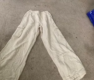Aerie Linen Pants thumbnail 1