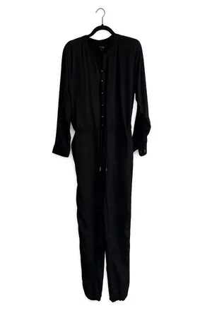 ATM Anthony Thomas Melillo Black Lyocell Blend Utility Jogger Jumpsuit Size S thumbnail 3