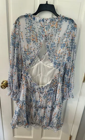 Floral Open Back Dress Multi Size XL thumbnail 2