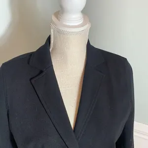 Eileen Fisher Black 3 Button blazer Size small thumbnail 3