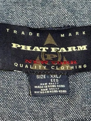 Vintage Phat Farm 90s Hip Hop Oversized Denim Jacket thumbnail 7