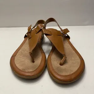 b.o.c. Born Concepts Womens Tan Brown Strappy Thong Slingback Sandals C76337 10M thumbnail 2