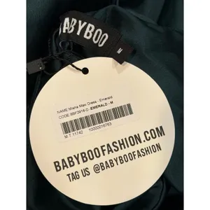 Babyboo Misha Maxi Dress Emerald Green NEW NWT Size Medium thumbnail 9