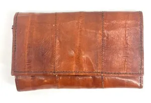Vintage‎ Leather Key Case Holder Change Wallet Fri fold thumbnail 1