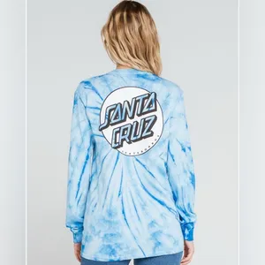 Santa Cruz Skateboards Blue Oversized Long Sleeve Tee thumbnail 2