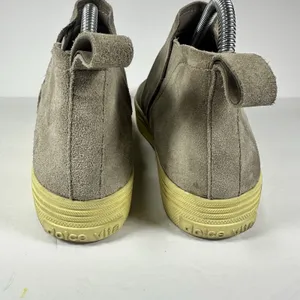 Dolce Vita Tasha Grey Suede Slip On Wedge Sneaker Ankle Boots Women’s 8 M thumbnail 4