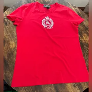L-RL Lauren Active | Ralph Lauren ladies t-shirt. Size: M thumbnail 1