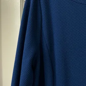 Boden Ellen Ottoman Dress 16 Blue Shift Textured Career Chic Classic Minimalist thumbnail 3