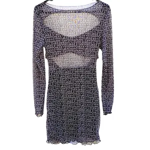 Princess Polly Womens Size 4 black pinch me long sleeve cutout dress thumbnail 3