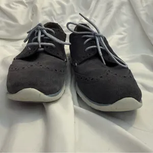 EUC Cole Haan ZEROGRAND Suede Wingtip Oxford Lace-up Shoes thumbnail 3