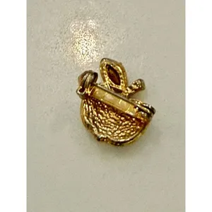 Mini Vintage Collectibles Rhinestone Apple brooch thumbnail 4