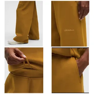Lululemon Big Cozy Oversized Wide-Leg Pant Regular Melt Mustard Yellow‎ L thumbnail 3