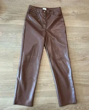 Aritzia faux leather trousers thumbnail 1