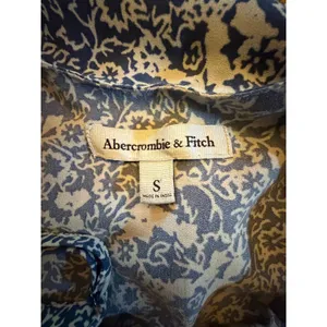 Abercrombie & Fitch Dress Womens Size S Blue Floral Paisley Ruffle Mini thumbnail 4