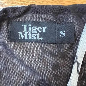 Tiger Mist Black and White Asymmetrical Mini Dress Whimsygoth Animal Print Sz S thumbnail 5
