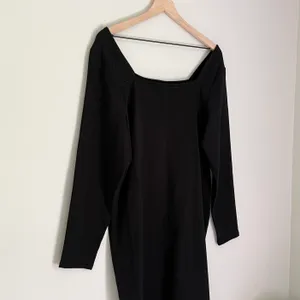 NWT Foxy Square Neck Long Sleeve Bodycon Mini Dress Black Size 2X thumbnail 6