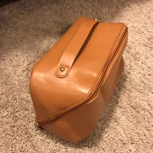 Brown Makeup Bag Tan thumbnail 3