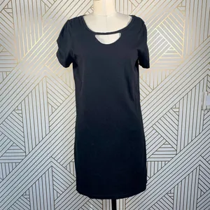 n:Philanthrophy Carlita‎ T-Shirt Dress in Black thumbnail 3