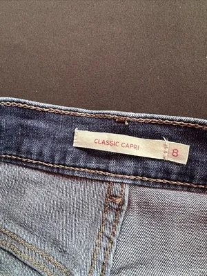 Womans Classic Capi Jeans - Blue thumbnail 2
