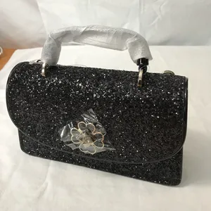Kate Spade Odette Black Glitter Mini Top Handle Crossbody NWT thumbnail 1
