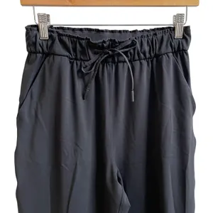 Lululemon Black Joggers‎ Women's Drawstring Waist Athletic High Rise Pants 6 thumbnail 4