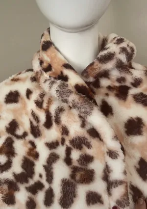 Aerie Animal Print Cozy Plush Robe, Medium thumbnail 11