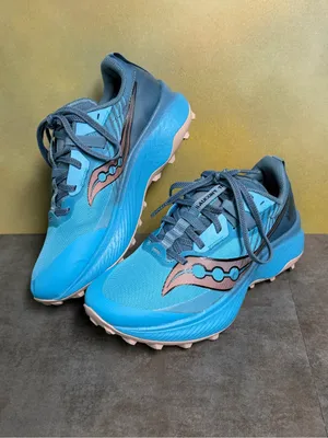 Saucony Endorphin Edge Cushioned Women's Blue Trail Running Shoes Size 7.5 thumbnail 14