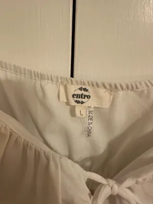 Entro Game day white tank top thumbnail 3