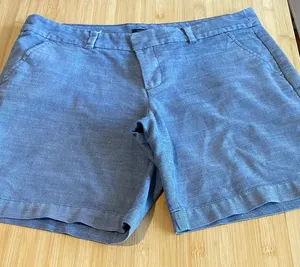 Tommy Hilfiger Denim-Look Blue Waistband Shorts thumbnail 1