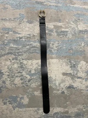 Authentic Gucci Wide Black Leather Tiger Head Waist Belt Size 80/32 thumbnail 10