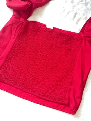 Francesca's Long Sleeve Crop Top thumbnail 4