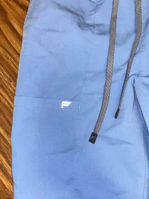 Fabletics Light Blue Scrub Pants thumbnail 2