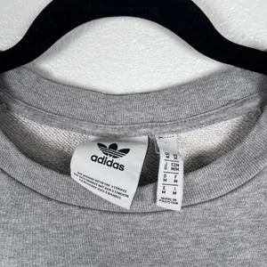 Adidas Women's Crew Neck‎ Pullover Sweatshirt Gray Sz M thumbnail 2