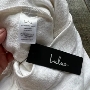 Lulu’s NWT Sail With Me White High-Waisted Wide-Leg Pants Palazzo Size Medium thumbnail 12