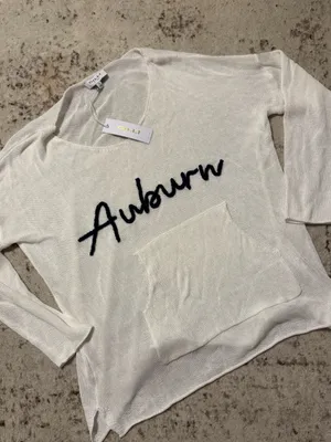 New lightweight knit Auburn Tigers Gilli long sleeve top thumbnail 1